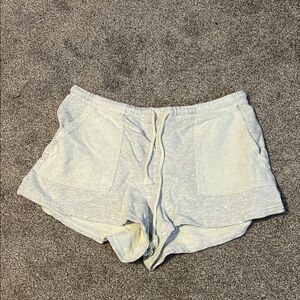 Aerie Light Gray Pajama Shorts
